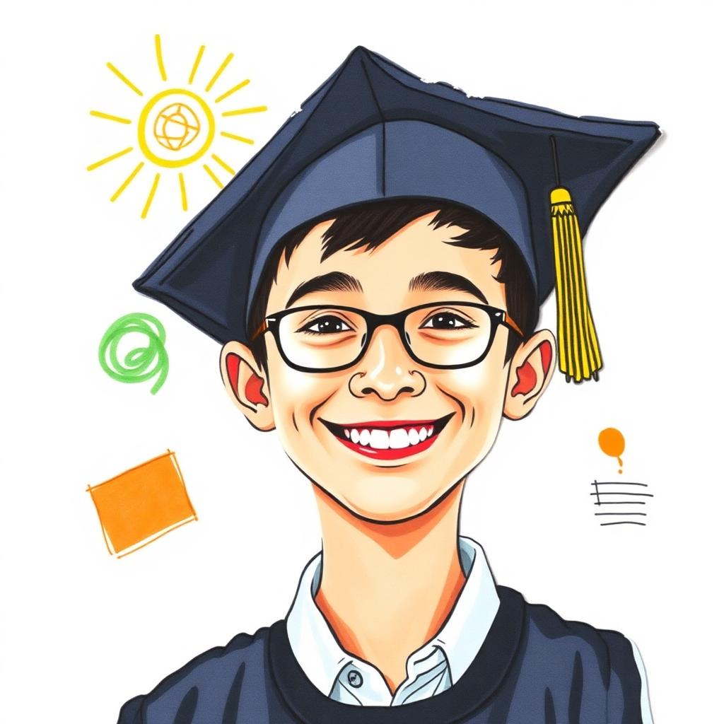 A smiling student